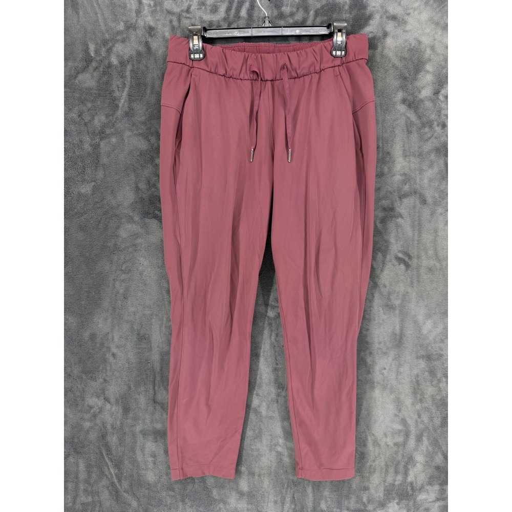 Lululemon On the Fly 7/8 Pant Mauve Luxtreme Jogger LW5ALWS Womens Size 6